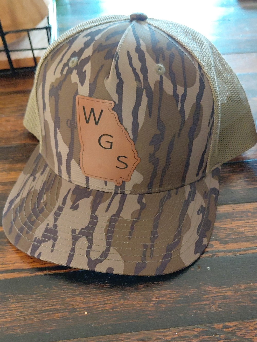 WGS Camouflage Trucker Hat in Brown Camo